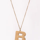 Initial Neckalace B