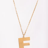 Initial Neckalace F
