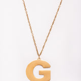 Initial Neckalace G