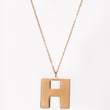 Initial Neckalace H