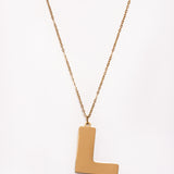 Initial Neckalace L