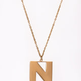 Initial Neckalace N