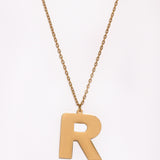 Initial Neckalace R
