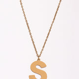 Initial Neckalace S