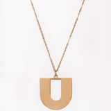 Initial Neckalace U