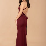 Vestido Isadora Granate