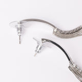 Pendientes Tiara Plata