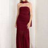 Vestido Becca Granate