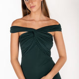 Blair Dress Verde Botella3