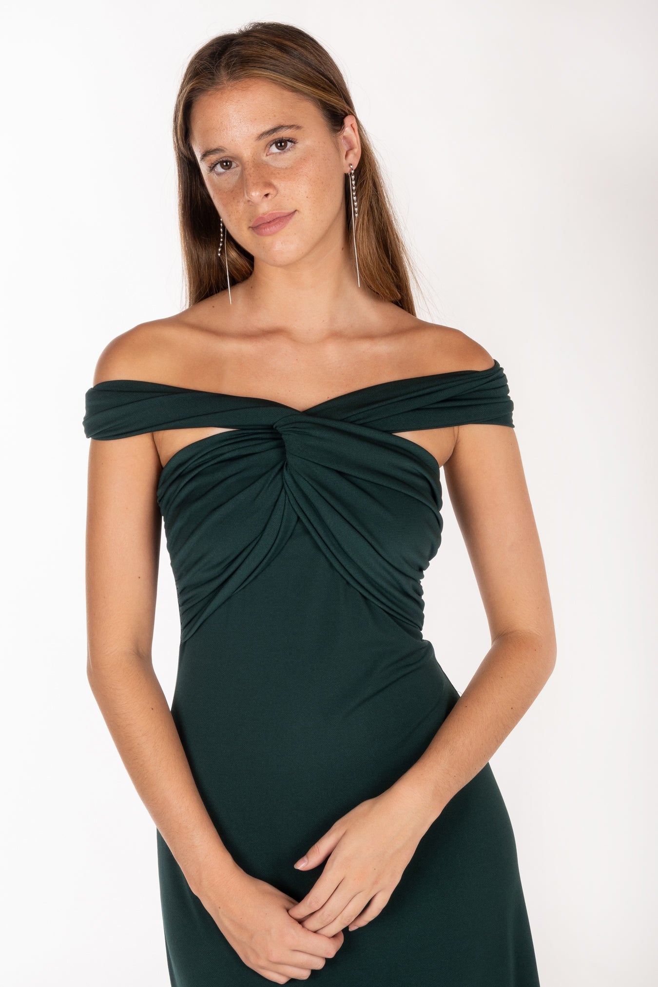 Blair Dress Verde Botella3