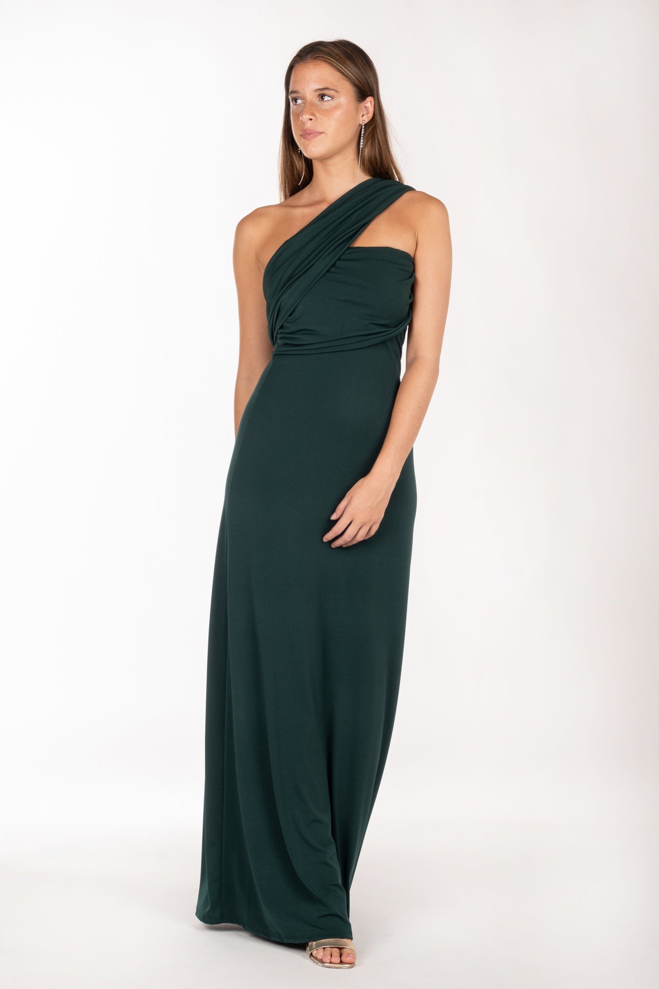 Blair Dress Verde Botella7