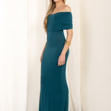 Vestido Brisa Azul Petroleo