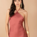 Vestido Constanza Terracota