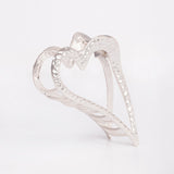 Silver Cuore Clip