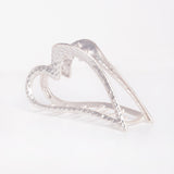 Silver Cuore Clip