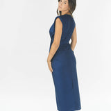 Dark Blue Sam Dress 4