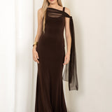 Vestido Eloise Marrón
