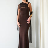 Vestido Eloise Marrón