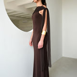 Vestido Eloise Marrón