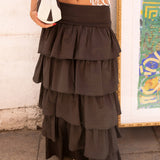 Falda Vira Marrón