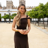 Vestido Gianna Marron