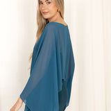 Ginger Cape azul Petroleo