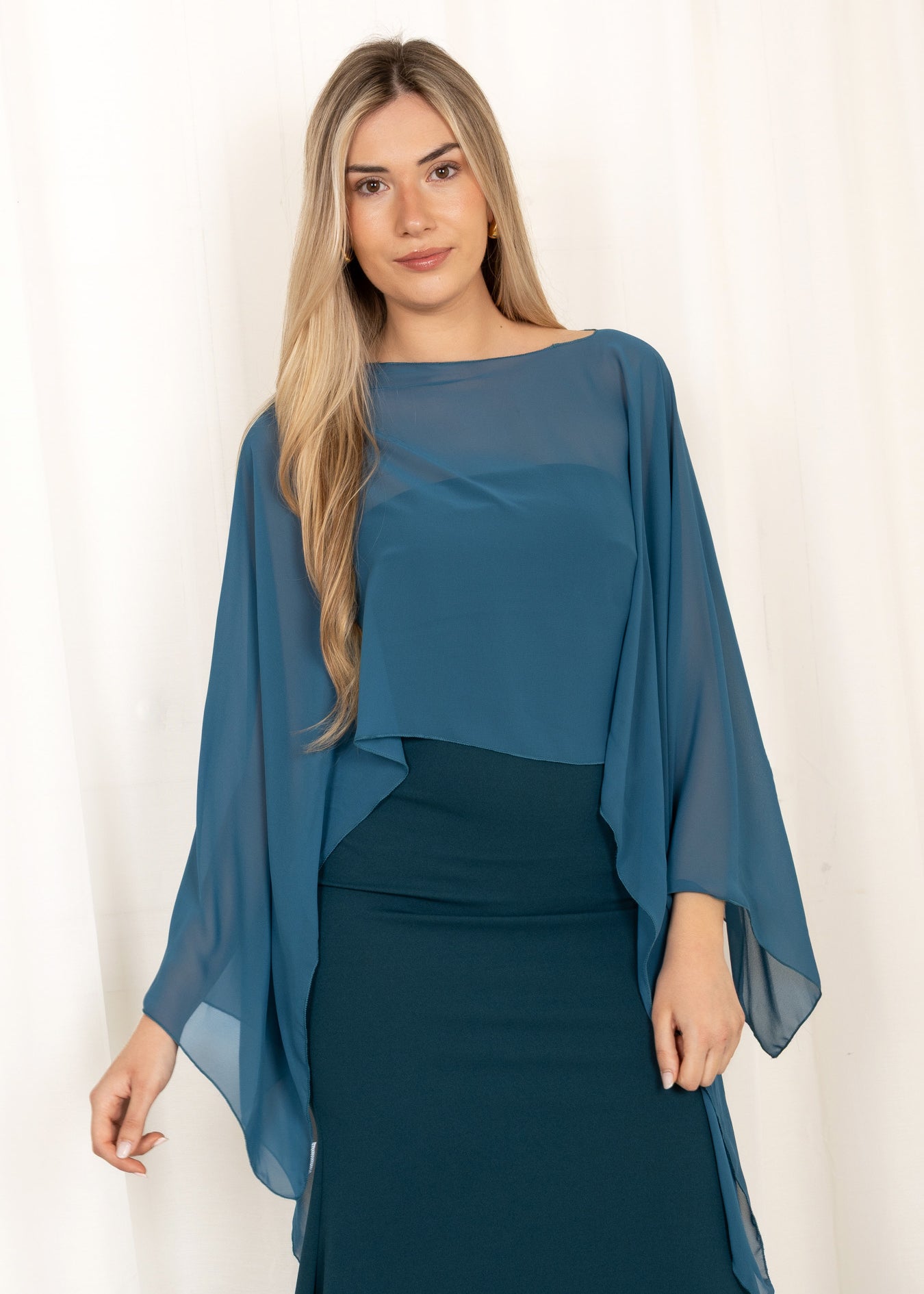 Ginger Cape azul Petroleo