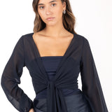 Halo Bolero Azul Noche