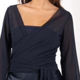 Halo Bolero Azul Noche