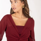 Halo Bolero Granate