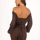 Halo Bolero Marrón