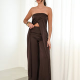 Pantalón Hanae Concept Marrón