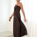 Top Hanae Concept Marrón