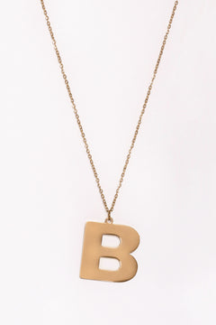 Initial Neckalace B