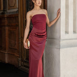 Vestido Isabella Granate