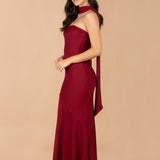 Vestido Mara Granate