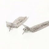 Pendientes Minimal Plata