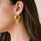 Pendientes Shell Oro