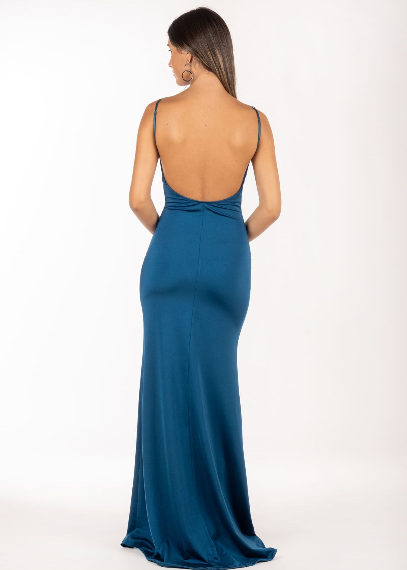 Priscila Dress Azul Petroleo4