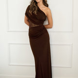 Vestido Dalia Marrón