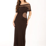 Vestido First Step Marrón