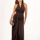 Vestido Kala Marrón