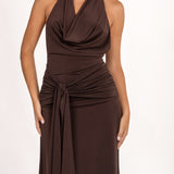 Vestido Kala Marrón