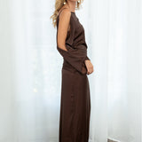 Vestido Lirio Marrón