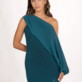 Vestido Momo Azul Petróleo