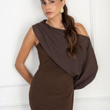 Vestido Momo Marrón