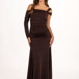 Vestido Ovara Marrón
