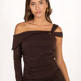 Vestido Ovara Marrón