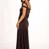 Vestido Ovara Marrón