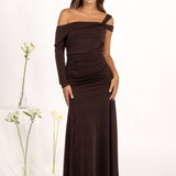 Vestido Ovara Marrón